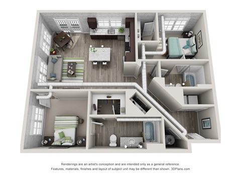 1233 N EDDY STREET SUITE 106 Studio Apartment for Rent - Photo Gallery 14